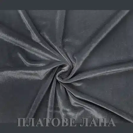 Евтини платове на дребно и шивашки материали - ЛАНА ММ 17 kadife-rips-sivo