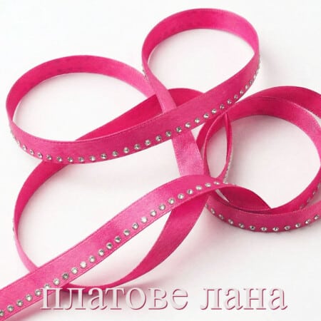 lenta-saten-s-kamani-rozovo