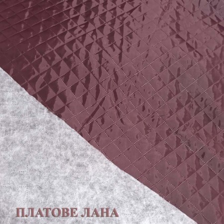 Евтини платове на дребно и шивашки материали - ЛАНА ММ 15 kapitoniran-hastar-bordo